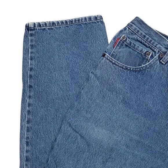 VINTAGE 90s Bugle Boy Relaxed Tapered Mom Jeans - Picture 4 of 11